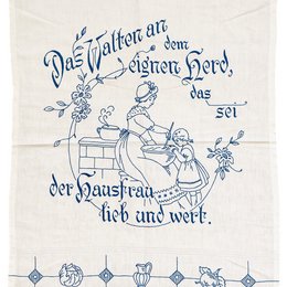 Bestickte Spruchtücher um 1900